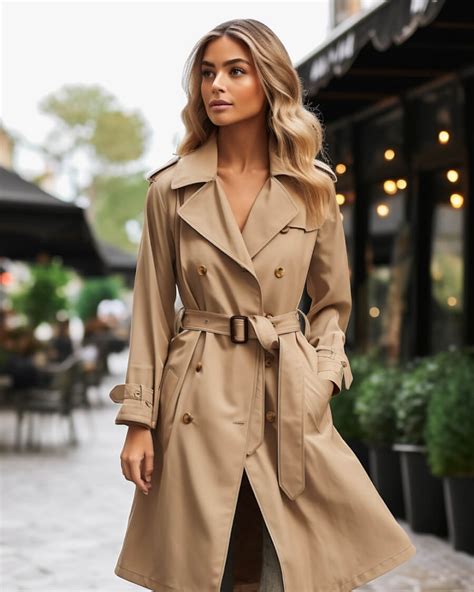 beige trench pants.